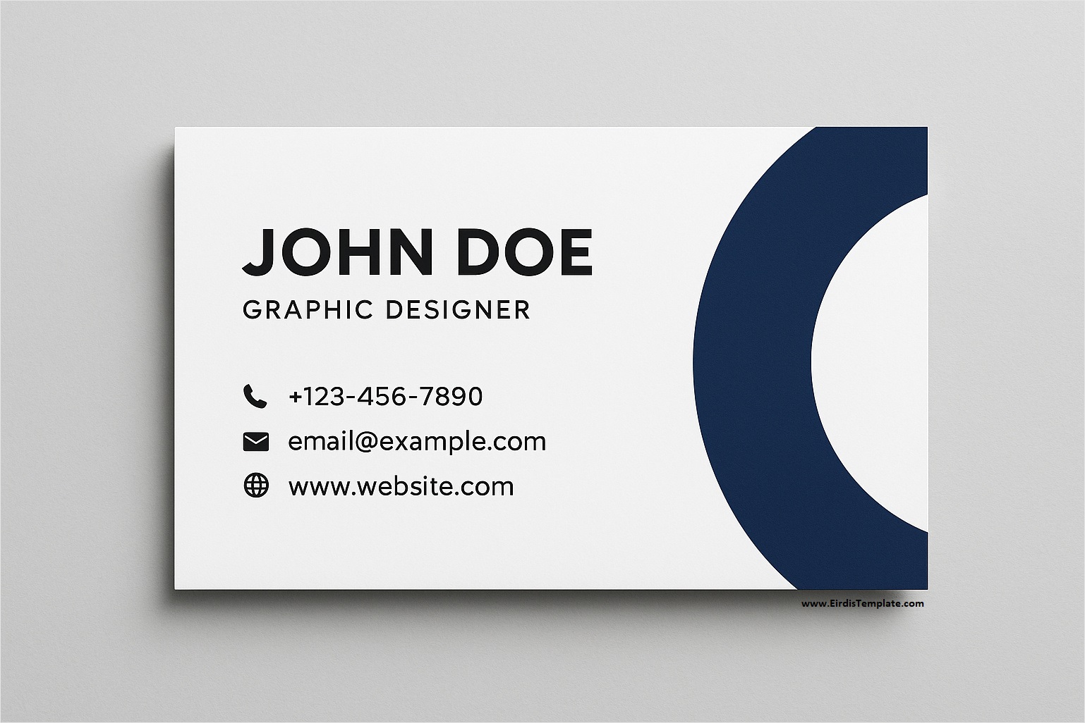 Business Card Template Simple Modern Business Card Template