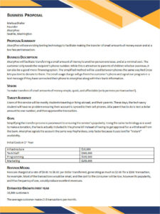 Free Business Proposal Template (Word)