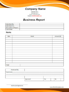 Free Business Report Template (Word)