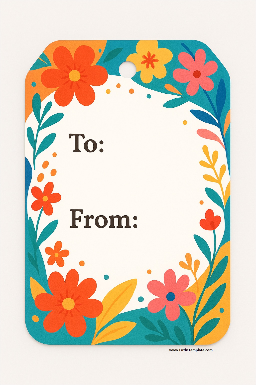 Gift Tag Template Gift Tag Template