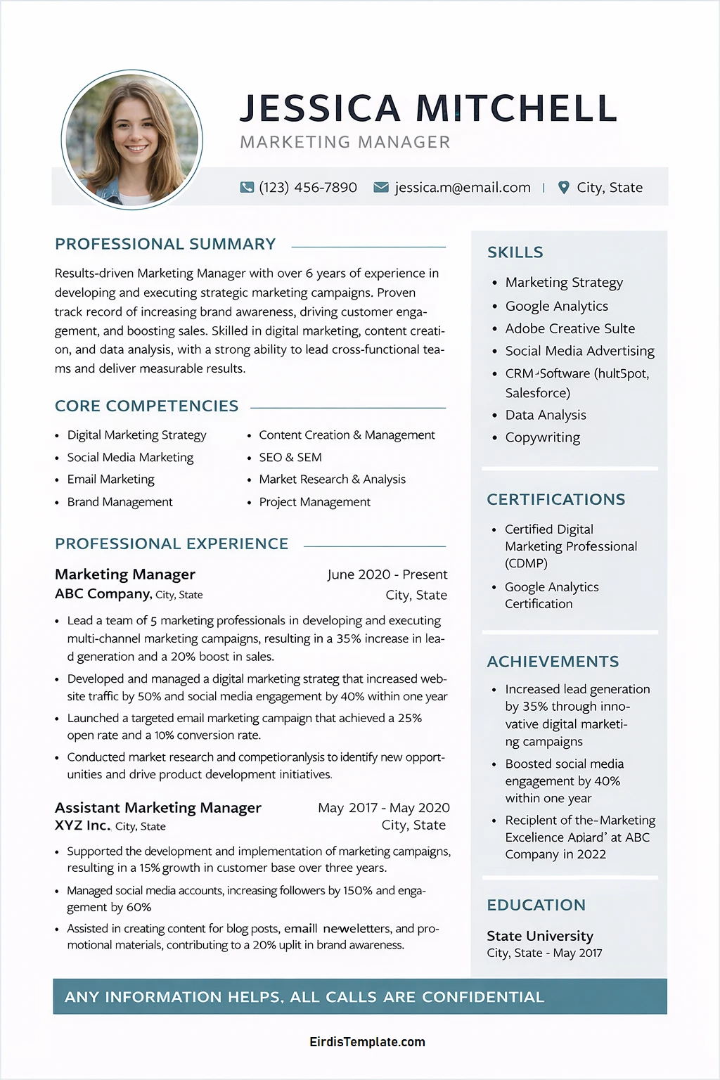 Modern Resume Template Modern Resume Template