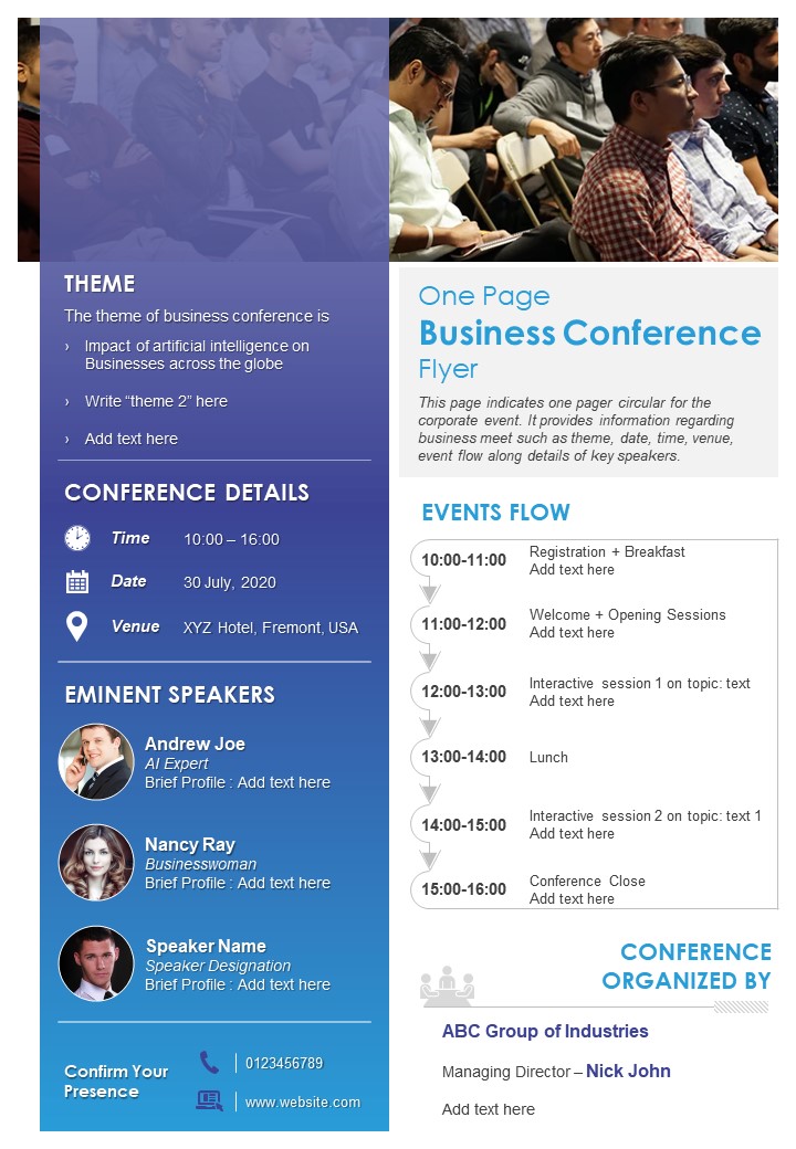 One-page-business-conference-flyer-presentation One-page-business-conference-flyer-presentation