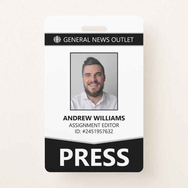 Press Pass Template Press Pass Template