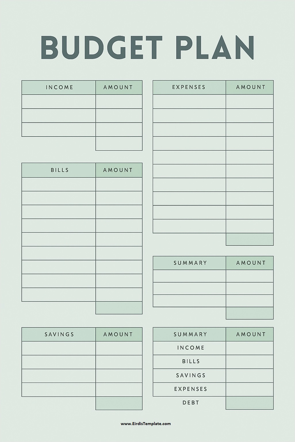 Simple Budget Template Simple Budget Template