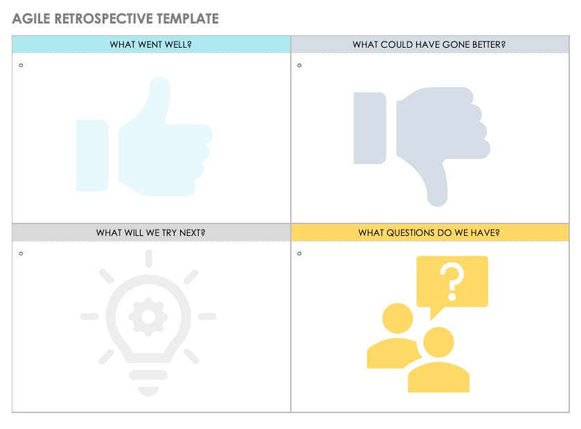 Sprint Retrospective Template Sample Sprint Retrospective Template Sample