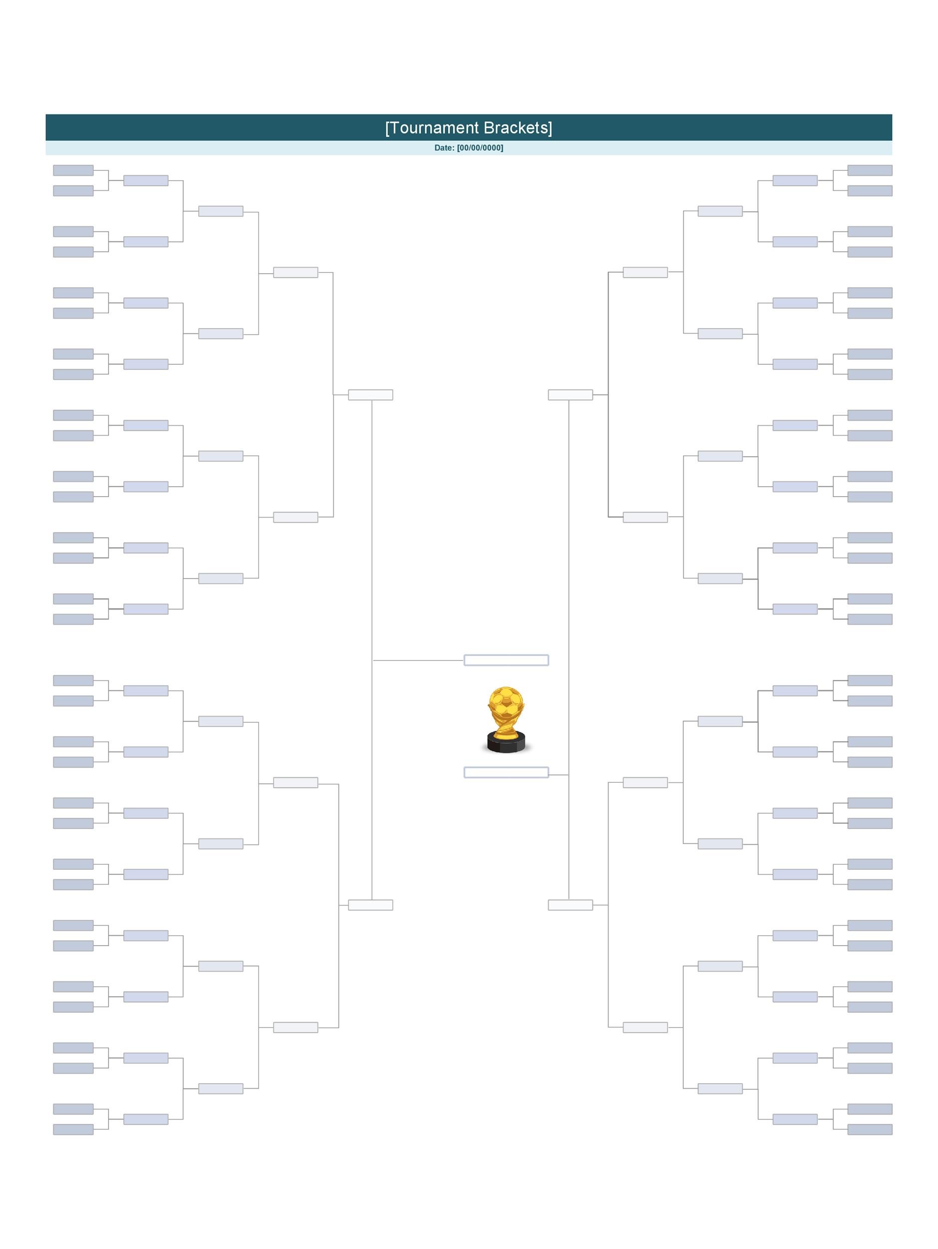 Tournament Chart Template Example Tournament Chart Template Example