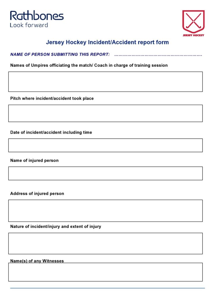 Free Printable Accident Report Form free-printable-accident-report-form