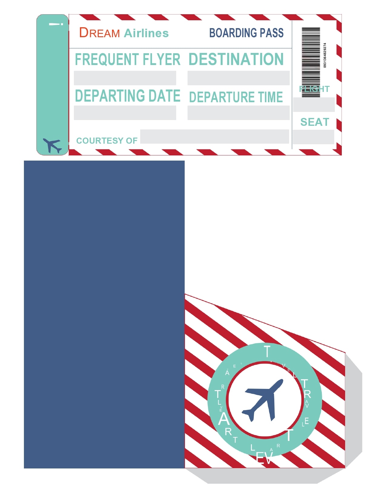 airplane ticket template airplane ticket template