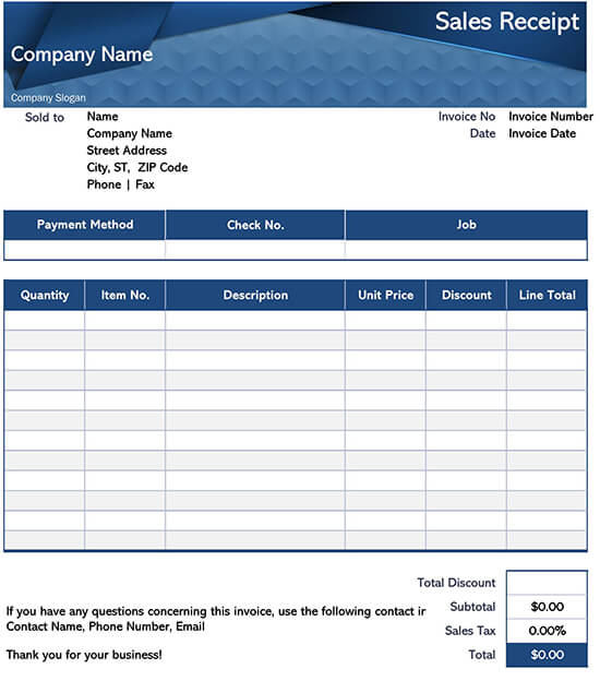 free receipt of payment template free receipt of payment template