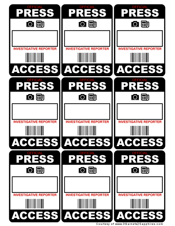 media press pass template media press pass template