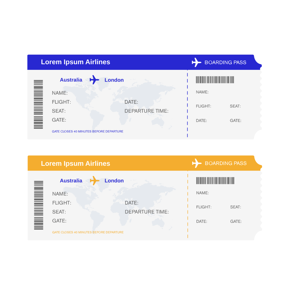 plane ticket template word plane ticket template word