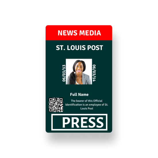 press badge template free press badge template free