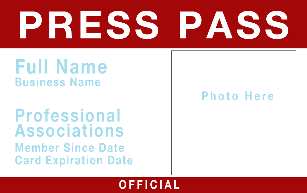 press id card design free press id card design free