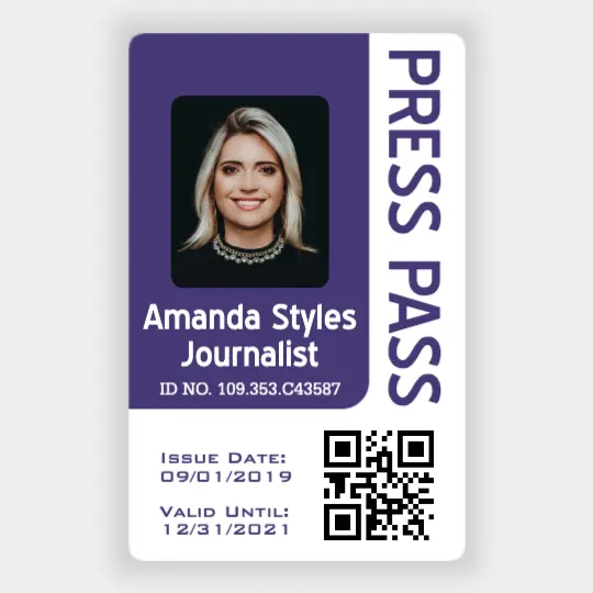 press id card templates press id card templates