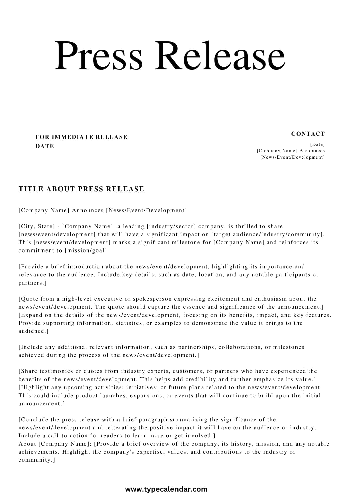 press release examples press release examples