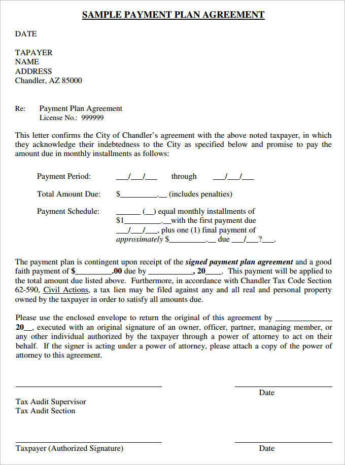 vehicle payment plan agreement template vehicle payment plan agreement template